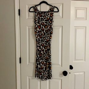 Leopard print dress
